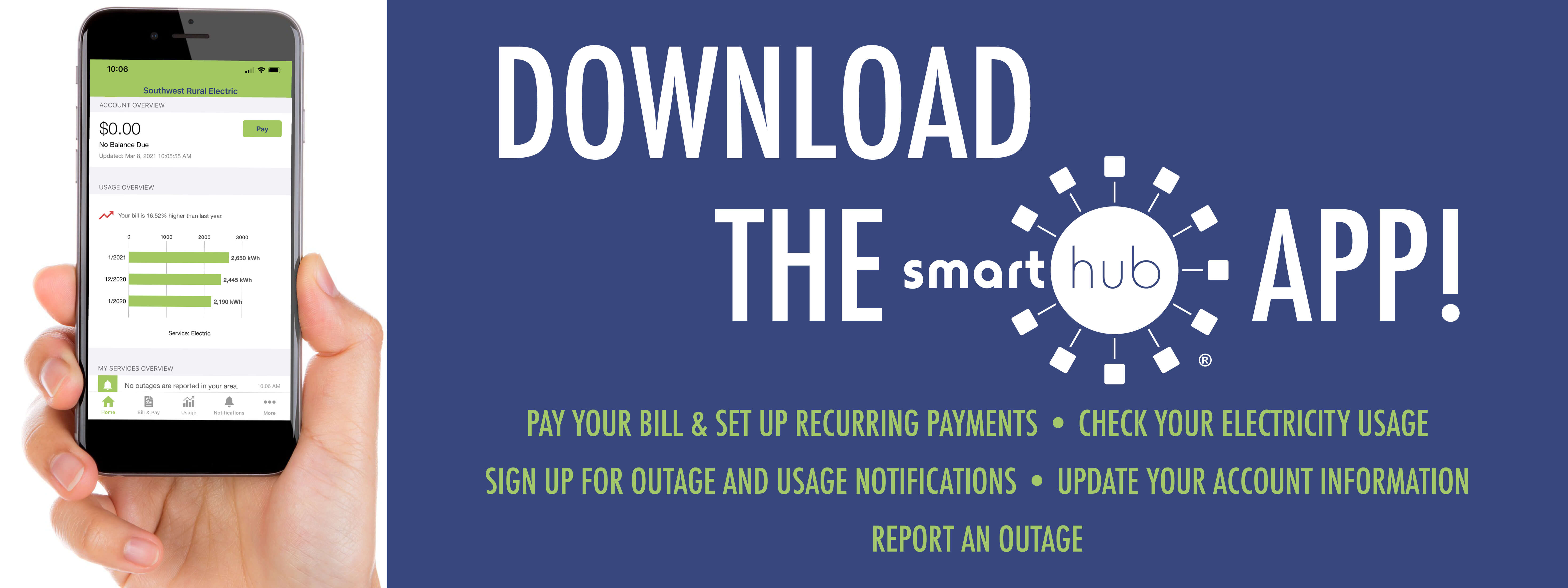 Billing & Payment Options Southwest Rural Electric Association